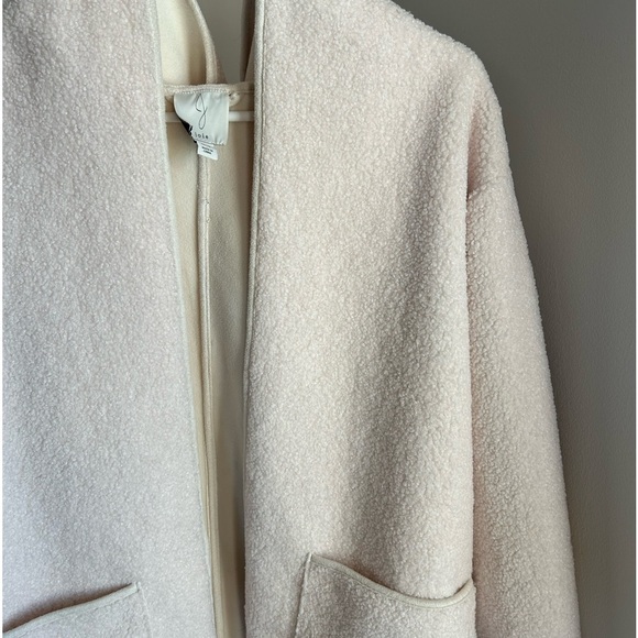 Joie Cream Textured Women's Coat - Picture 1 of 6